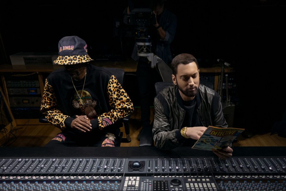 Eminem, Snoop Dogg & Dr. Dre Tease Epic Collab With Studio Selfie