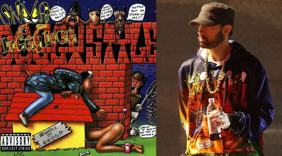 Eminem Pays Tribute to Snoop Dogg and His Album “Doggystyle” Print