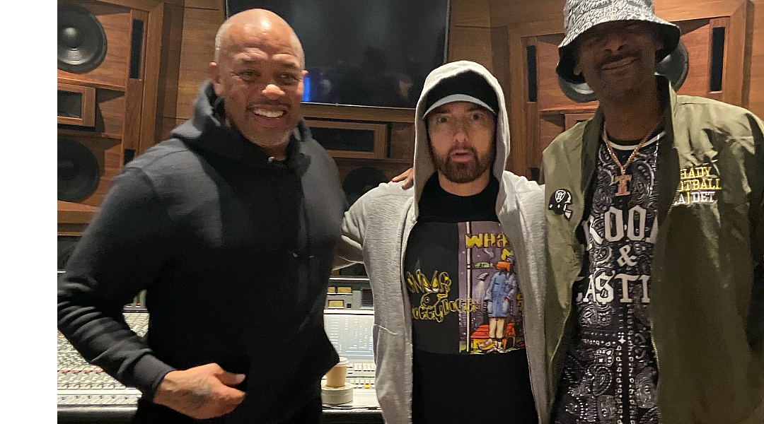Eminem, Snoop Dogg & Dr. Dre Reunite In The Studio