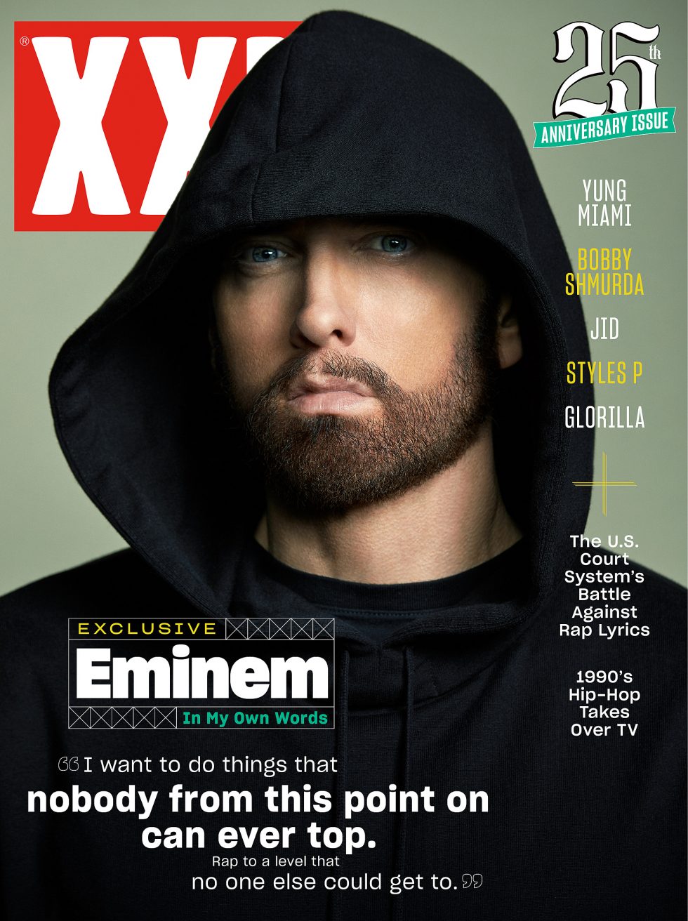 Eminem XXL 25th Anniversary Issue Cover Story