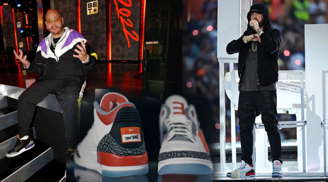 eminem jordan shoes super bowl