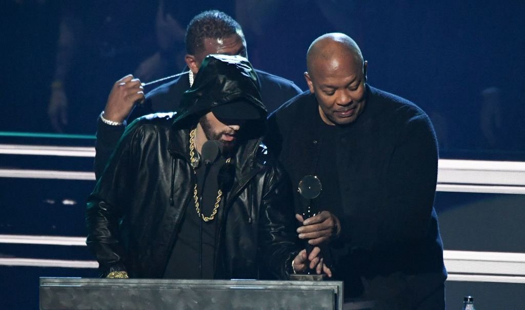 Dr. Dre’s Inducts Eminem into the Rock and Roll Hall of Fame With Speech Full of Humour and Respect