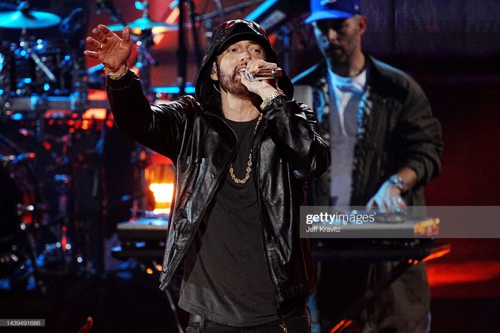 Eminem Gets Inducted into Rock and Roll Hall of Fame: Photos