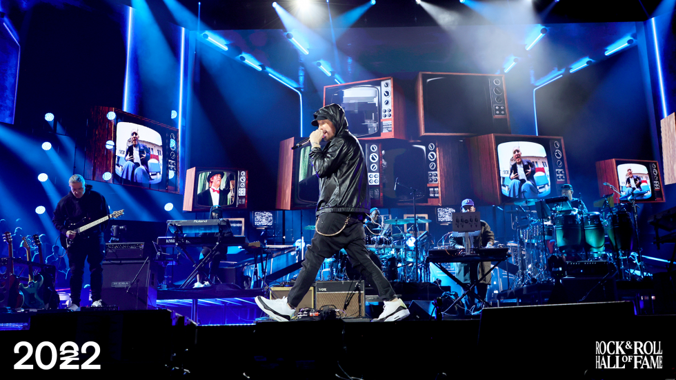 Eminem Rock and Roll Hall of Fame 2022