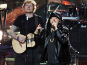 Eminem and Ed Sheeran Rock and Roll Hall of Fame 2022