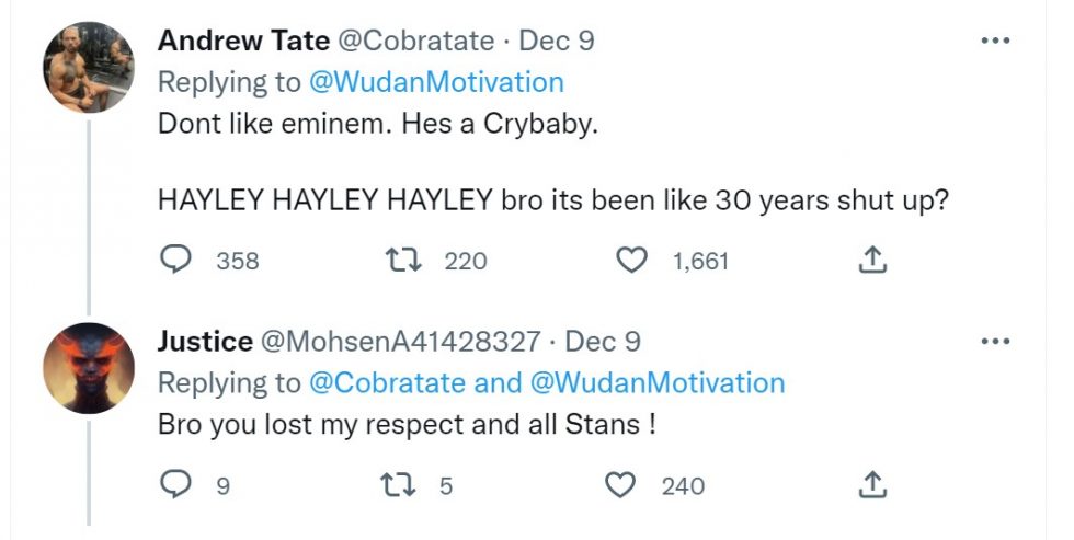 Emory Tate Tweets