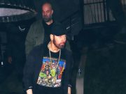 Eminem Spotted at Jimmy Iovine’s 70th Birthday Party Repping for Organized Konfusion