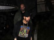 Eminem Spotted at Jimmy Iovine’s 70th Birthday Party Repping for Organized Konfusion