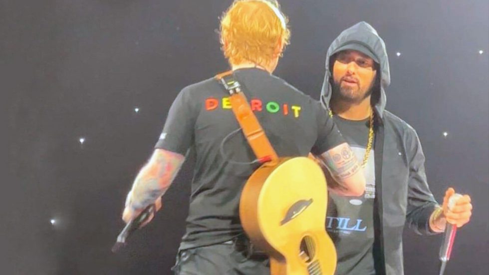 Eminem Has Joined Ed Sheeran at Detroit for Surprise Performance