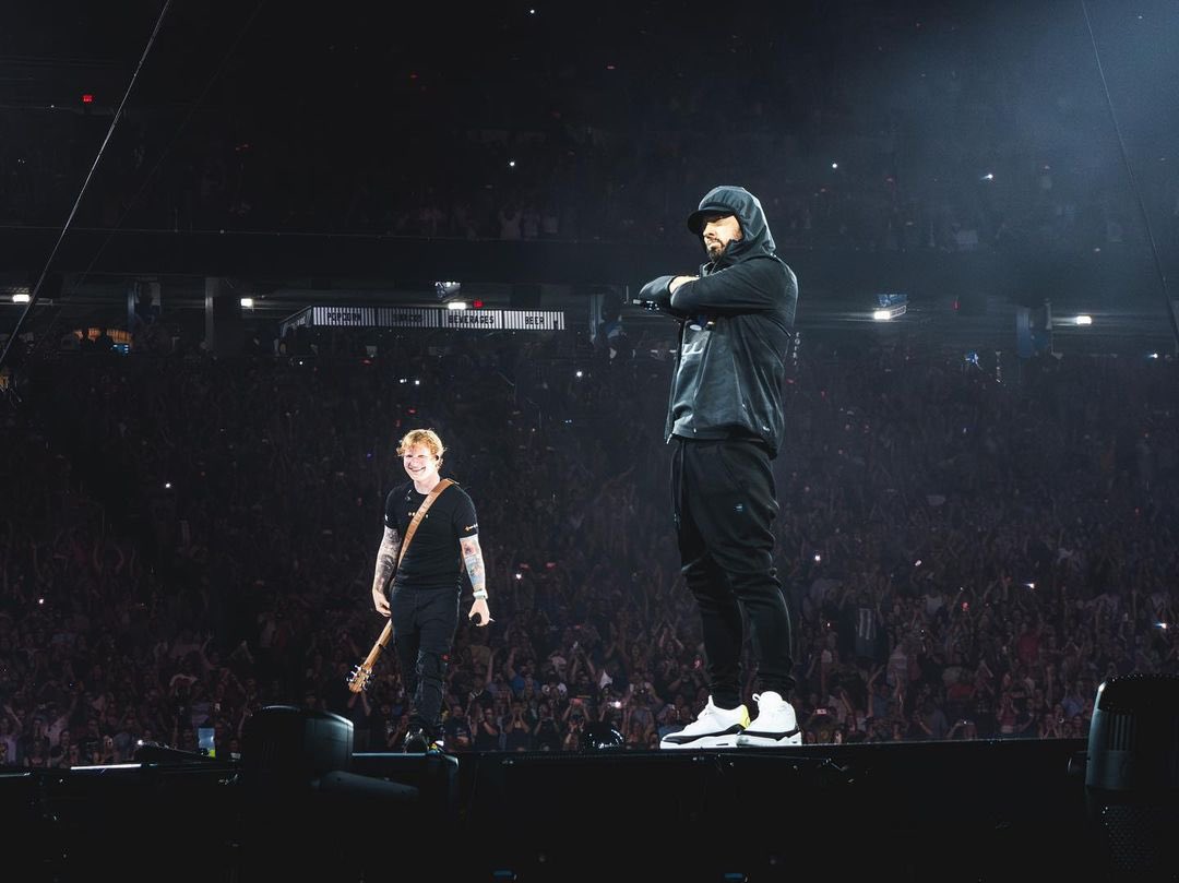 Eminem and Et Sheeran at Detroit 15.05.2023