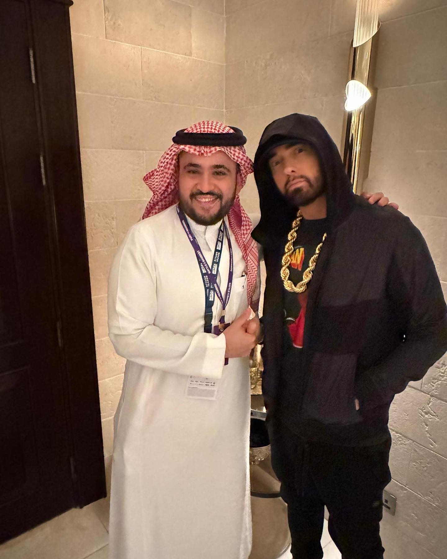 Eminem and Khalk Hudari, Riyadh, Saudi Arabia 10.28.2023