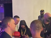 Eminem and Ukrainian boxer Oleksandr Usyk, Riyadh, Saudi Arabia 2023