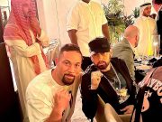 Eminem and boxing Joseph Parker, Riyadh, Saudi Arabia (10.28.2023)