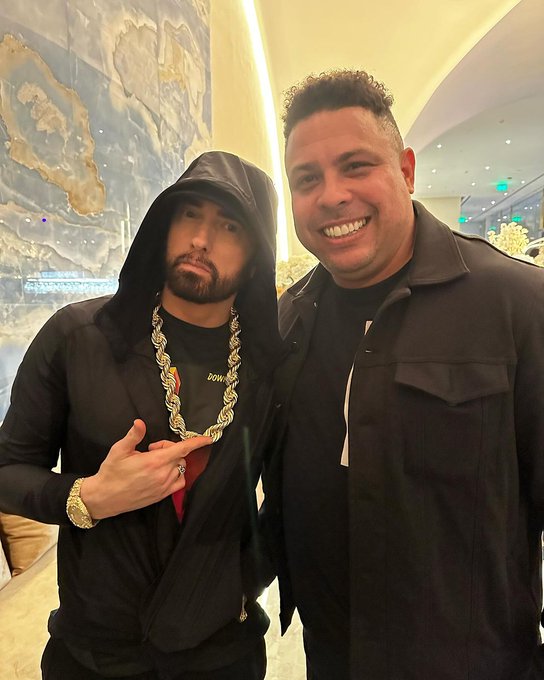 Eminem and Ronaldo, Riyadh, Saudi Arabia 10.28.2023