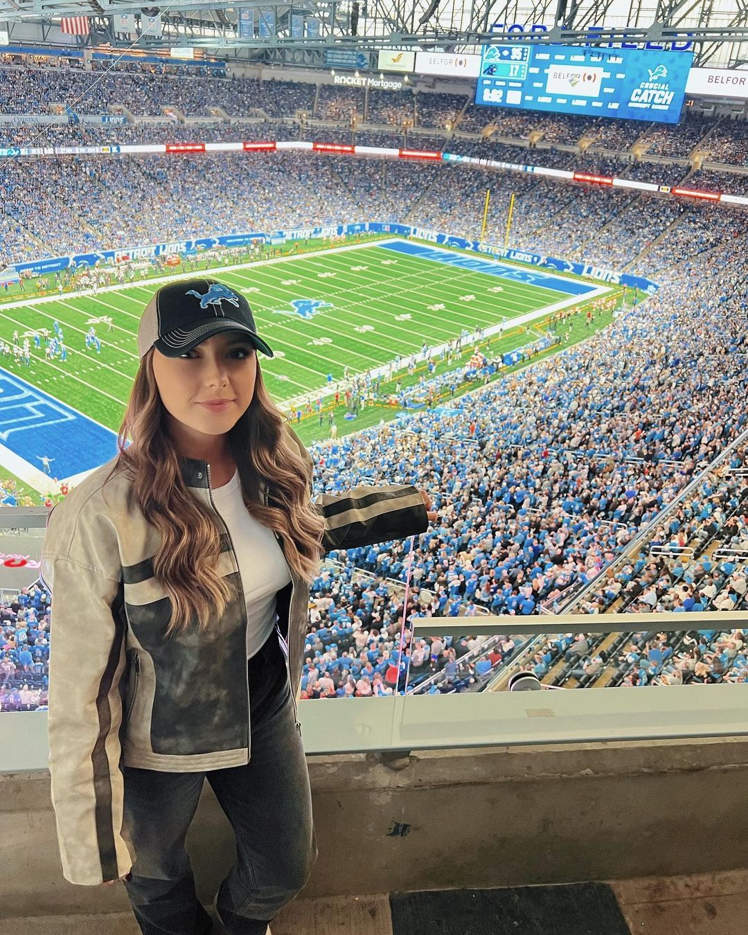 Eminem and His Daughter Share Photos From Recent Lions Game They Visited