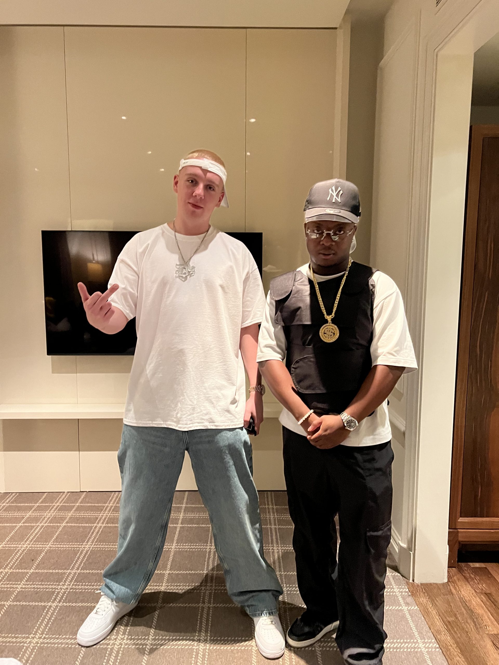 Aitch Dressed Up As Eminem for Halloween
