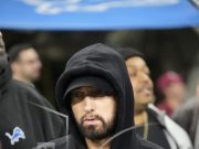 Eminem at Lions vs. Rams game Detroit 01.14.2024