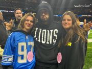 Eminem at Lions vs. Rams game Detroit 01.14.2024