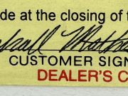 The Amazing Music Auction Is Selling Eminem-Signed 1998 Car Purchase Documents