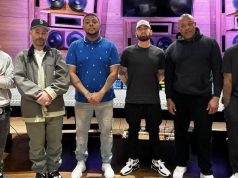 Eminem Shows Photos From His New Album Listening Party