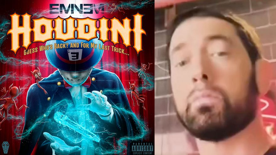 Eminem Presented the Official Art Cover of the Single “Houdini”