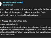 Alchemist Kendrick beat twt