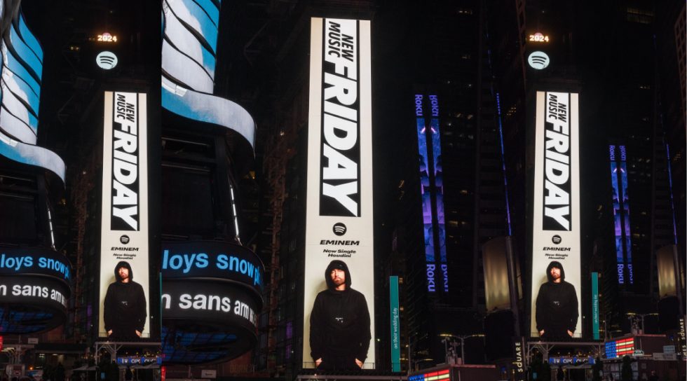 Eminem Banner Is Up in Times Square | Eminem.Pro - the biggest and most ...