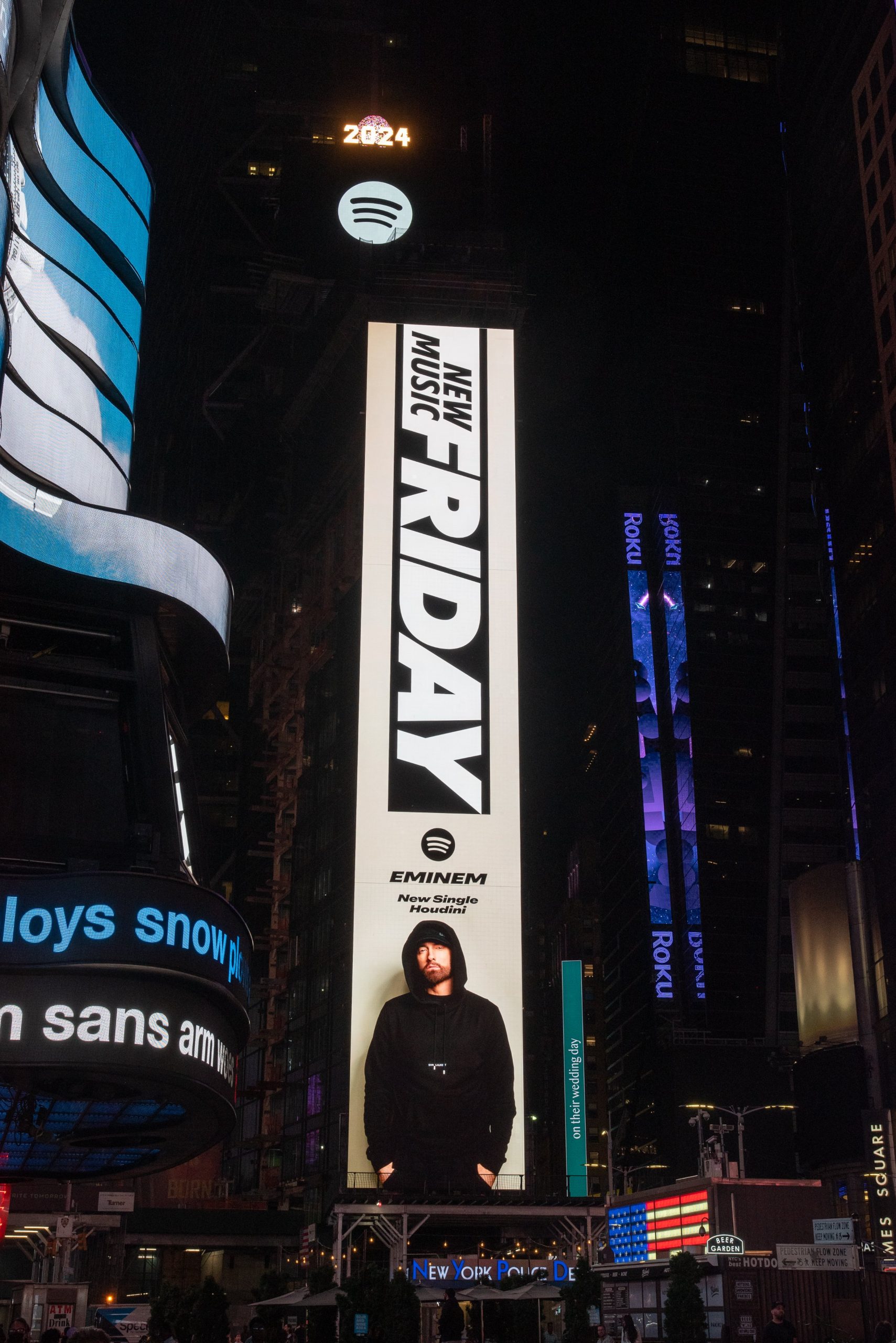 Eminem Banner Is Up in Times Square | Eminem.Pro - the biggest and most ...