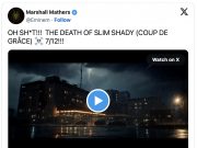 Eminem’s upcoming 12th studio album, “The Death Of Slim Shady (Coup De Grâce),” is coming Friday, July 12th, 2024.
