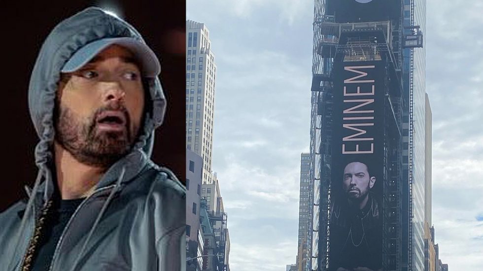 Eminem’s Back on Times Square