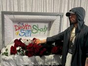 Eminem Attended Slim Shady’s Funeral in London, Taking Pictures With Fans and Signing Autographs. See How It Happened
