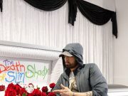 Eminem Attended Slim Shady’s Funeral in London, Taking Pictures With Fans and Signing Autographs