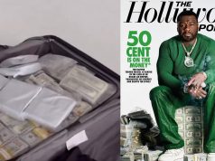 Watch: 50 Cent Brought $3.5 Million Cash With Him for His Cover Photoshoot for the Hollywood Reporter 50 Cent Brought $3.5 Million Cash With Him for His Cover Photoshoot for the Hollywood Reporter Mag.
