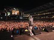 Eminem Performing in Los Angeles at the Crawford vs. Madrimov Boxing Match, BMO Stadium, 08.03.2024, photo by Jeremy Deputat