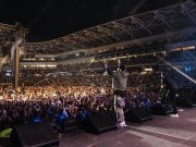 Eminem Performing in Los Angeles at the Crawford vs. Madrimov Boxing Match, BMO Stadium, 08.03.2024, photo by Jeremy Deputat