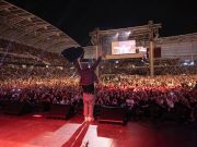 Eminem Performing in Los Angeles at the Crawford vs. Madrimov Boxing Match, BMO Stadium, 08.03.2024, photo by Jeremy Deputat