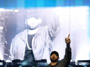 Eminem Performing in Los Angeles at the Crawford vs. Madrimov Boxing Match, BMO Stadium, 08.03.2024