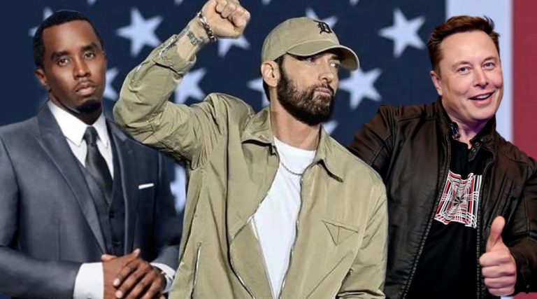 Elon Musk Hints at Eminem-Diddy Ties, Overlooks His Own Connections