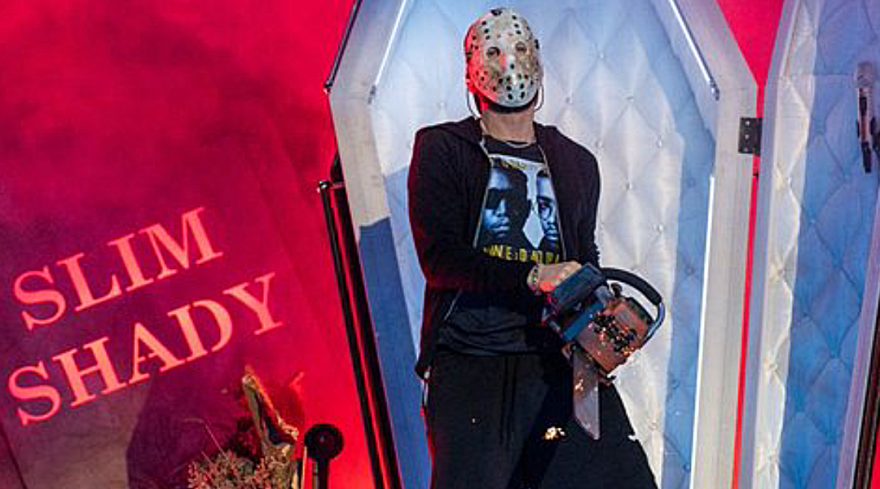 Eminem’s performance at Formula 1 in Austin, TX. Photo Credit: Jeremy Deputat