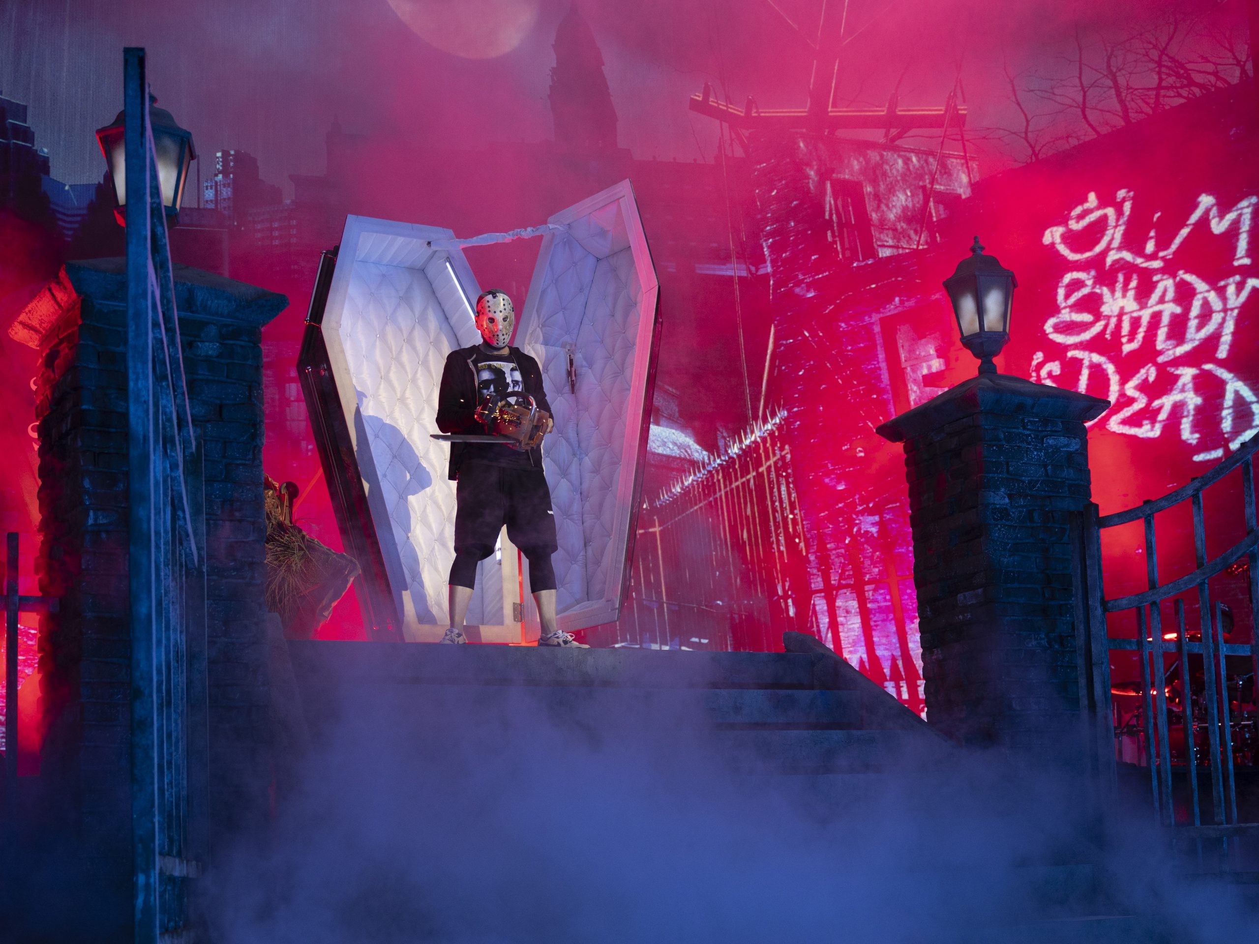 Eminem’s performance at Formula 1 in Austin, TX. Photo Credit: Jeremy Deputat