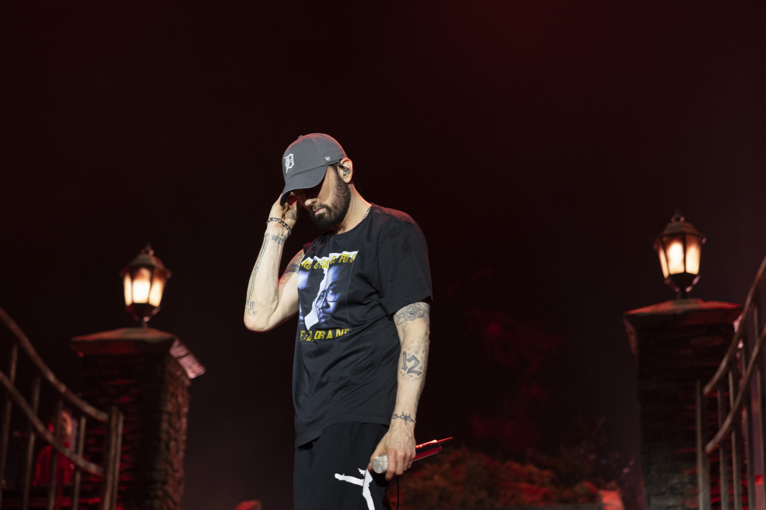 Eminem’s performance at Formula 1 in Austin, TX. Photo Credit: Jeremy Deputat