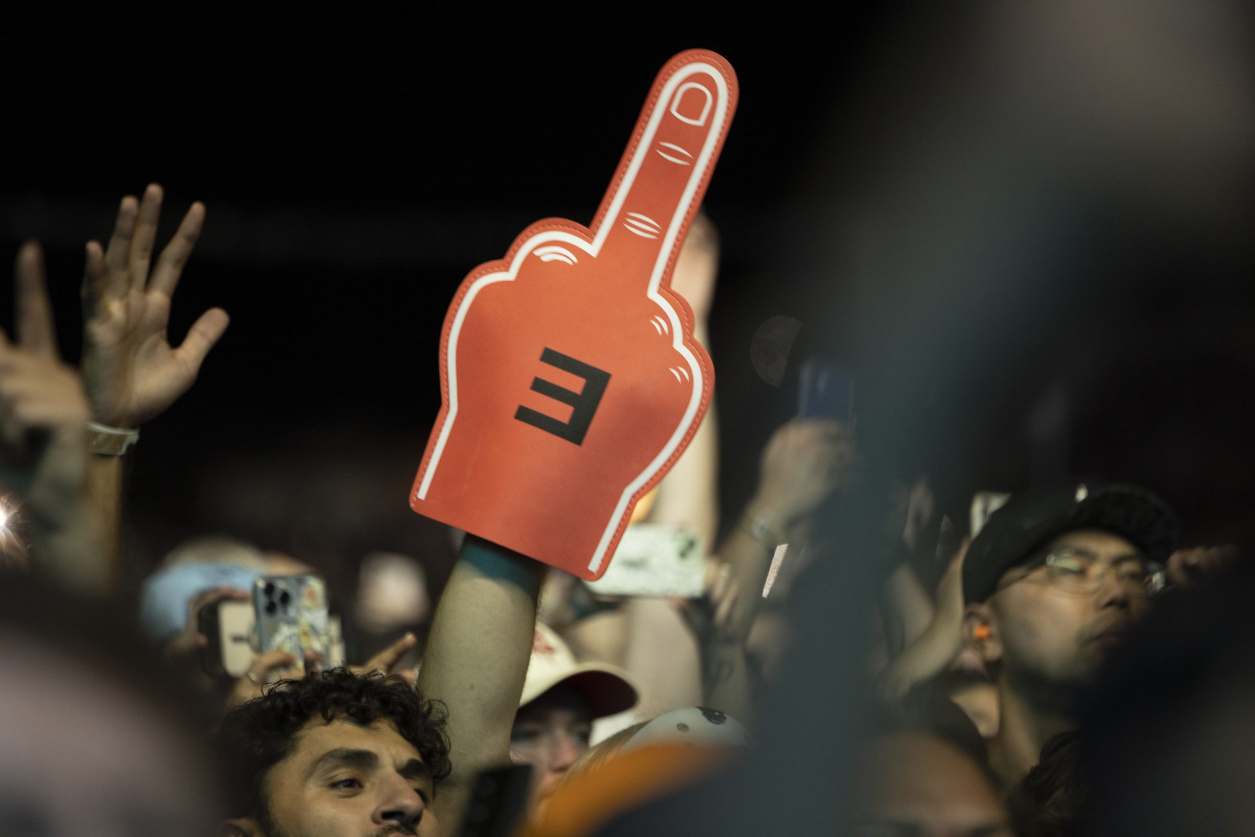 Eminem’s performance at Formula 1 in Austin, TX. Photo Credit: Jeremy Deputat