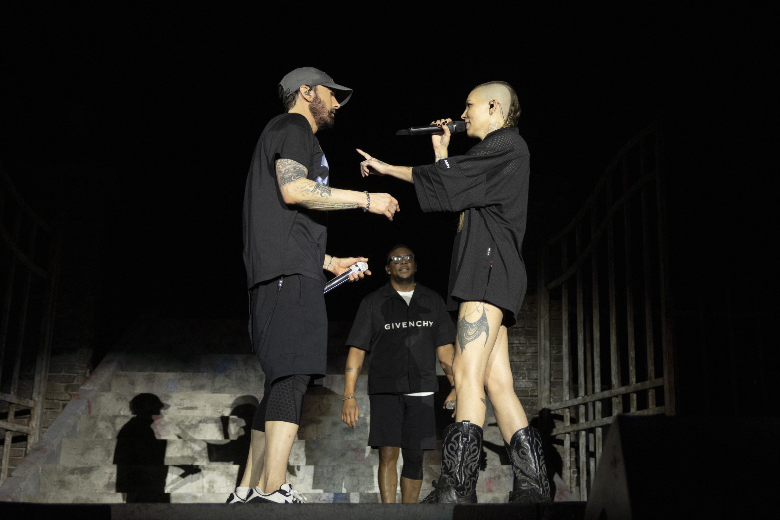 Eminem’s performance at Formula 1 in Austin, TX. Photo Credit: Jeremy Deputat / Skylar Grey, Mr. Porter