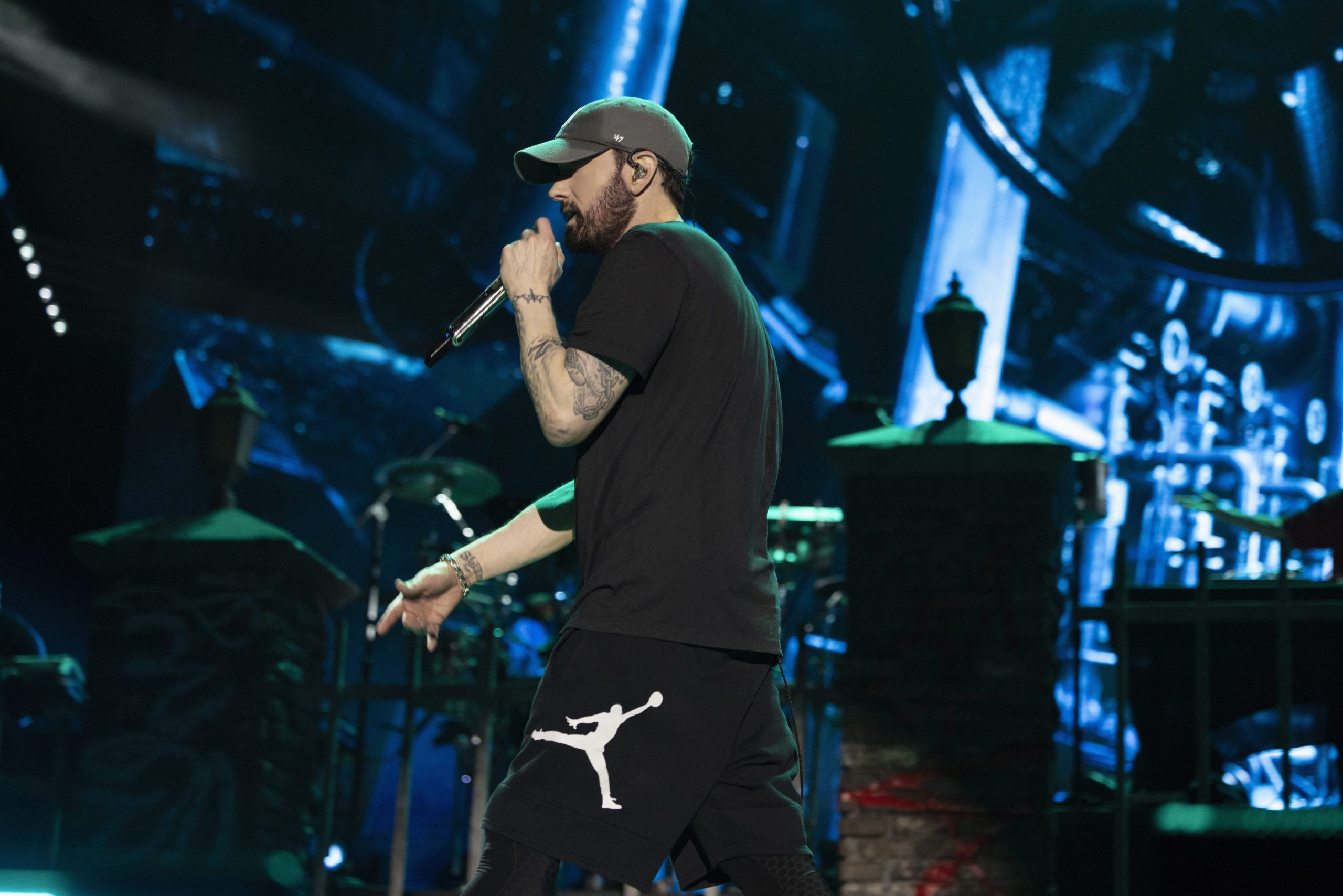 Eminem’s performance at Formula 1 in Austin, TX. Photo Credit: Jeremy Deputat