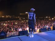Eminem’s performance at Formula 1 in Austin, TX. Photo Credit: Jeremy Deputat