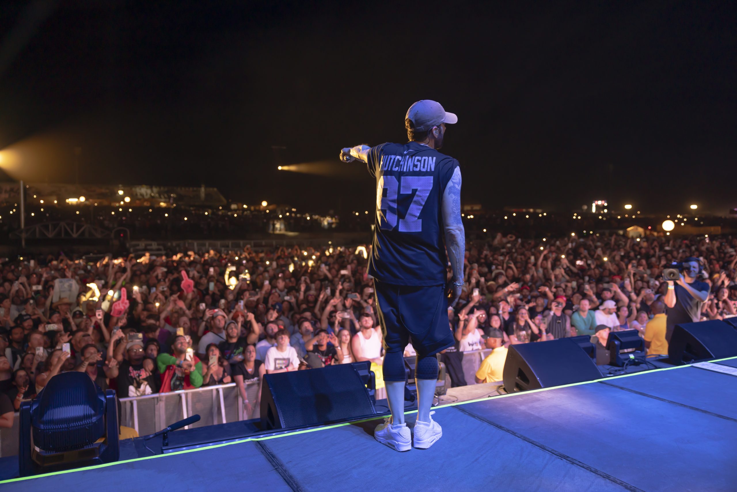 Eminem’s performance at Formula 1 in Austin, TX. Photo Credit: Jeremy Deputat