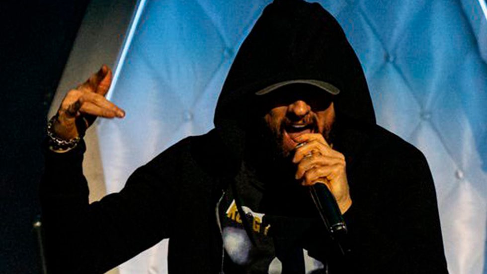 Behind the Scenes: Eminem Freestyles for Security and Stage Workers at Austin F1 Show