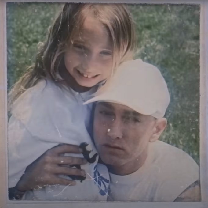 Eminem with his family