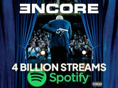 Eminem — “Encore” Surpassed 4 Billion Spotify Streams