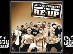 “Eminem Presents: The Re-Up” Surpasses 500 Million Streams on Spotify Eminem The Re-Up album cover